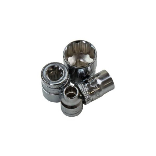 us pro US PRO Tools 11pc 1/4" Dr 12 Point Low Profile Metric Sockets 5 - 14mm 1