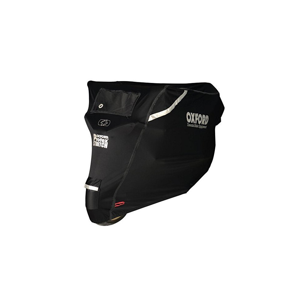 (X-Large) Oxford Protex Outdoor Premium Stretch Fit Motorcycle Cover 5030009341632