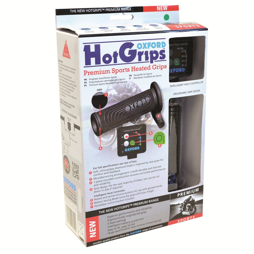 Oxford Premium Sports Hotgrips Heated Grips