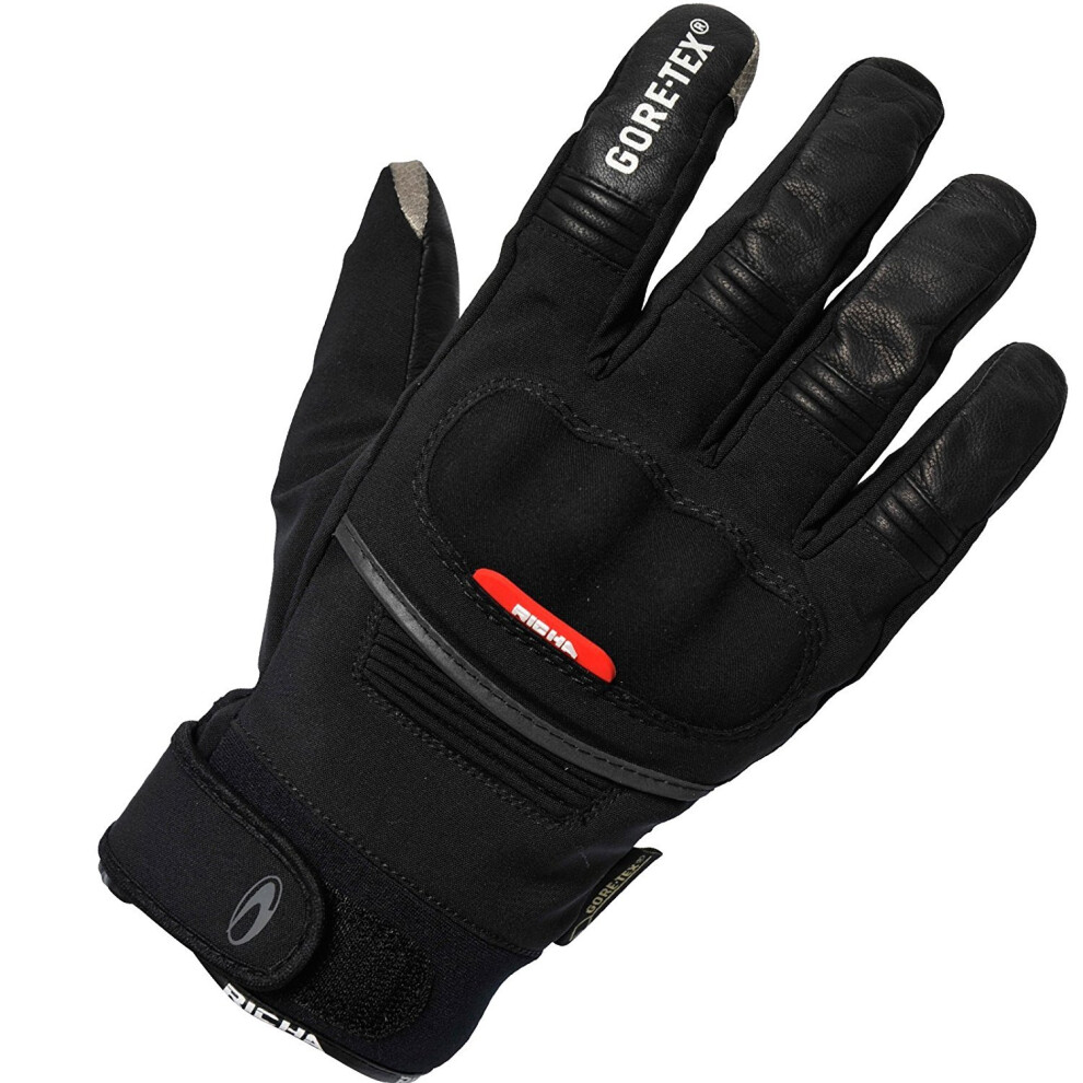 (4X-Large) Richa City Gtx Goretex Waterproof Motorcycle Gloves Black 5415033082155