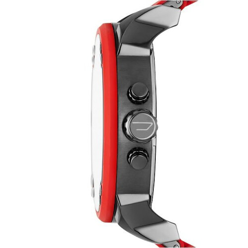 Diesel Ανδρικό ρολόι Diesel Big Daddy 2.0 All Red 66mm 1