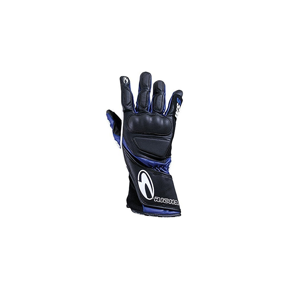 (Small) Richa Wss Leather Sports Summer Racing Motorcycle Gloves Blue 5060391693057
