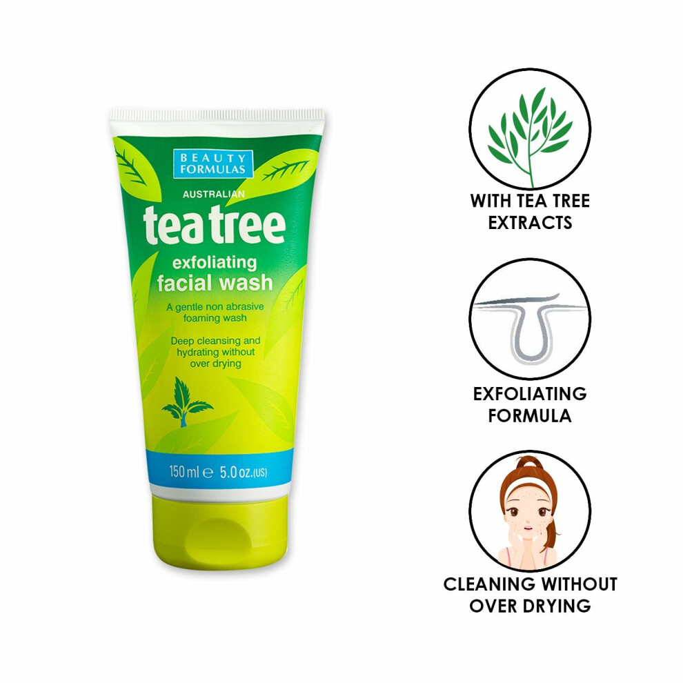 Tea Tree Australian Exfoliating Facial Wash 150Ml