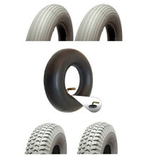 (2 Rear Tyres, With Innertubes) Mobility Scooter Pneumatic Tyres – 300-4 260 X 85
