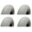 (2 Front Tyres, Without Inner Tubes) Mobility Scooter Pneumatic Tyre - 400-5 (330 x 100) 1