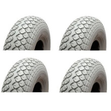 (2 Rear Tyres, Without Inner Tubes) Mobility Scooter Pneumatic Tyre - 400-5 (330 x 100)