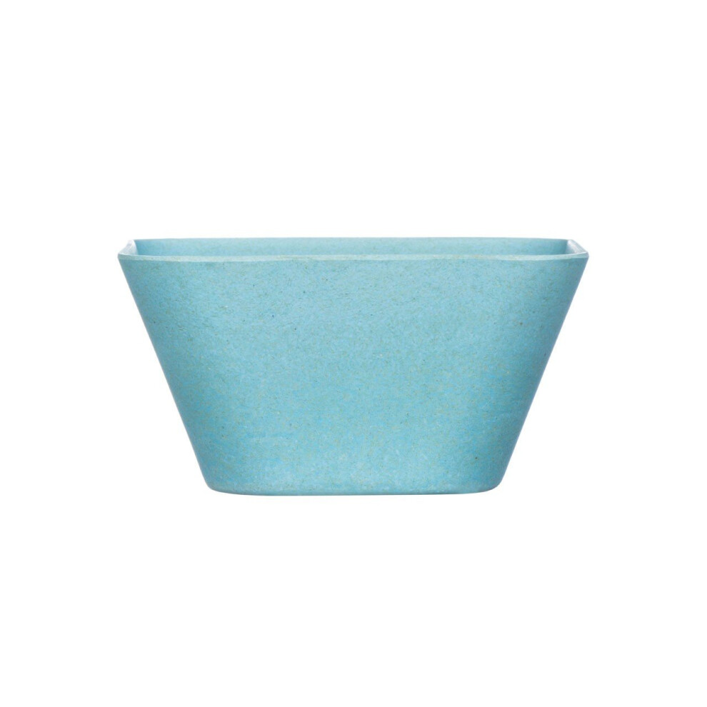 Premier Housewares Eden Square Bamboo Fibre Bowl, Blue