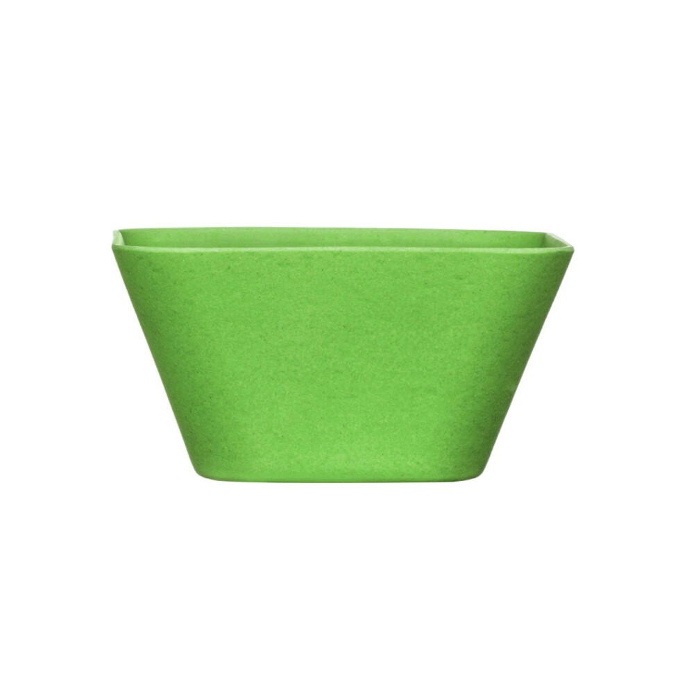 Premier Housewares Eden Square Bamboo Fibre Bowl, Green