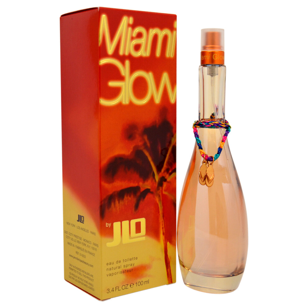 Jennifer Lopez Miami Glow - 3.4 Oz EDT Spray