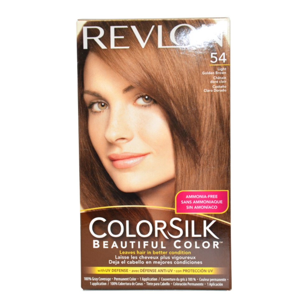 Revlon colorsilk Beautiful Color #54 Light Golden Brown - 1 Application Hair Color