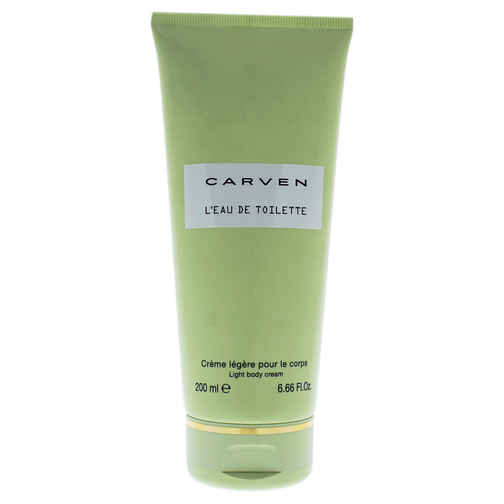 Carven Leau De Toilette Light Body Cream - 6.66 oz Cream