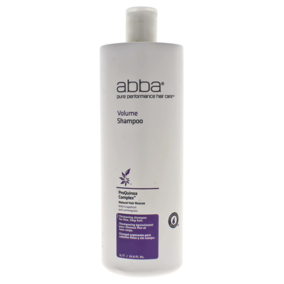 ABBA Pure Volume Shampoo - 33.8 Oz Shampoo