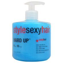 Gel fissante duro SexyHair Style Hard Up 16,9 Oz | Tenuta estrema | Formula che non si sfalda | Tutti i tipi di capelli