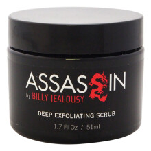 Billy Jalousie Assassin Deep Exfoliant Scrubs Mens Cleanisser de visage quotidien avec des amandes de noix et de la vitamine E Produit de visage