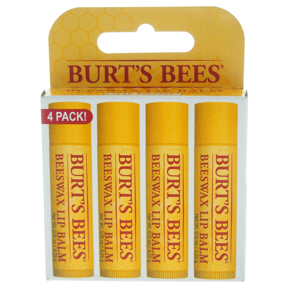 Burts Bees Beeswax Lip Balm Pack - 0.15 oz Lip Balm