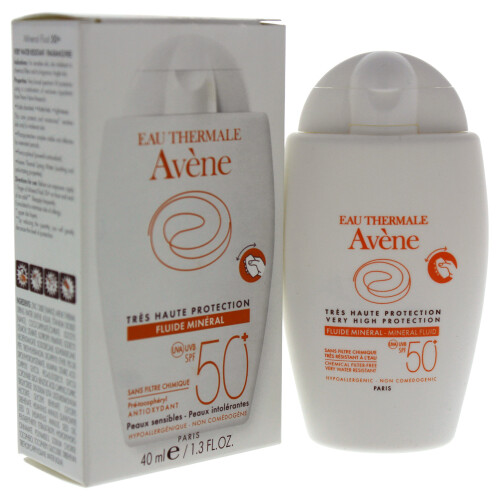 Avène Avene Mineral Fluid SPF 50 - 1.3 oz Sunscreen