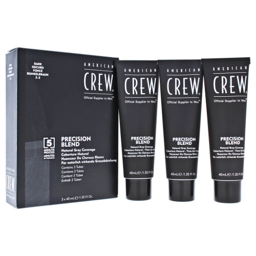 American Crew American Crew Precision Blend Haarfarbe 3x40ml Dunkel 2-3