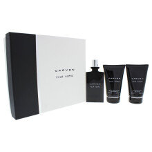Carven Pour Homme - 3 Pc Gift Set 3.33oz EDT Spray, 3.33oz After-Shave Balm, 3.33oz Bath and Shower Gel