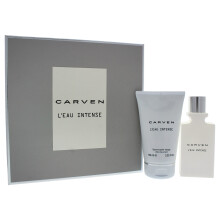 LEau Intense von Carven fr Mnner 2-teiliges Geschenkset, 1,66 Unzen EDT-Spray, 3,33 Unzen After-Shave-Balsam