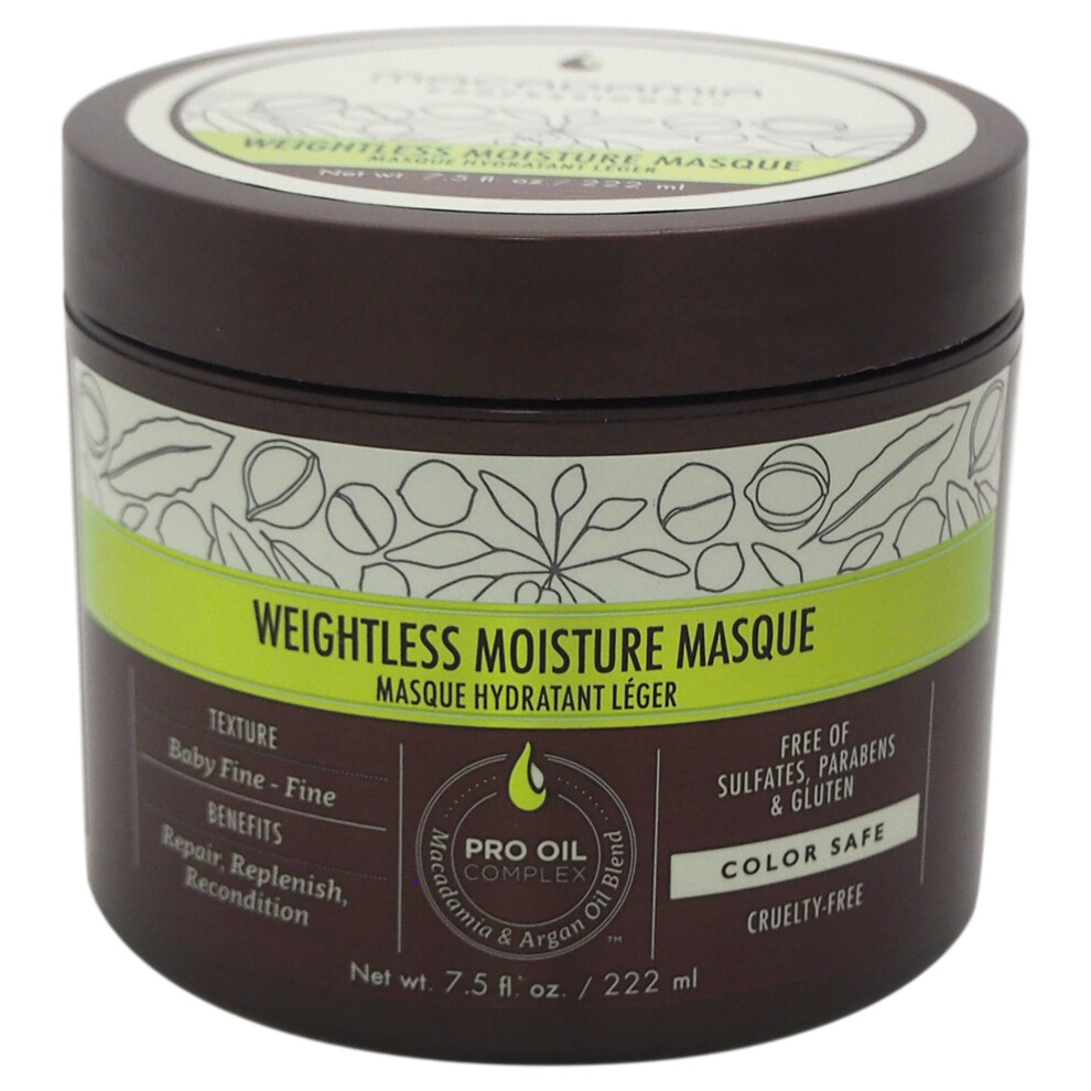 Macadamia Weightless Moisture Masque - 7.5 Oz Masque