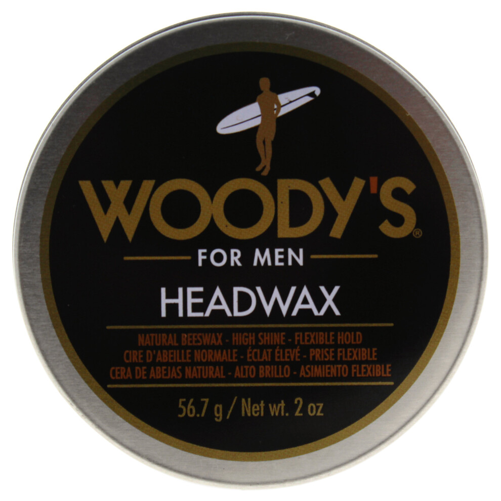 Woodys Headwax Natural Beeswax - 2 oz Pomade