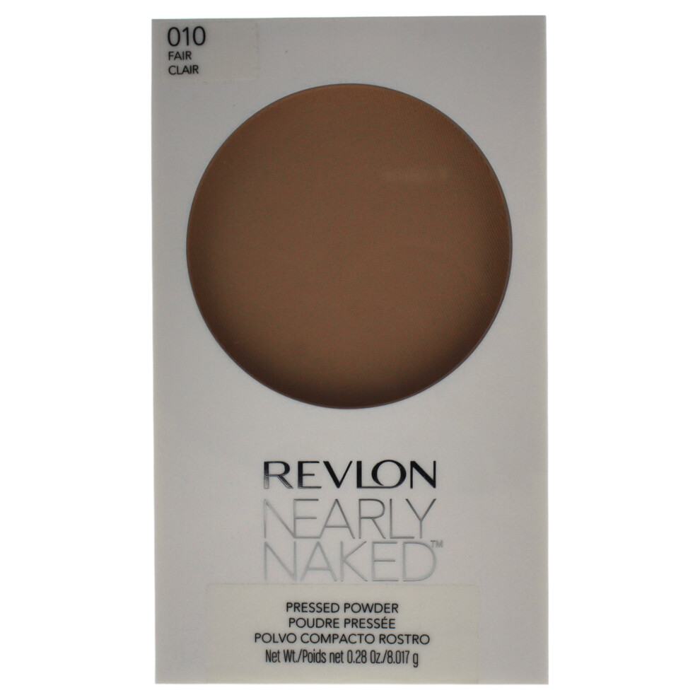 Revlon Nearly Naked Pressed Powder - # 010 Fair - 0.28 oz Powder