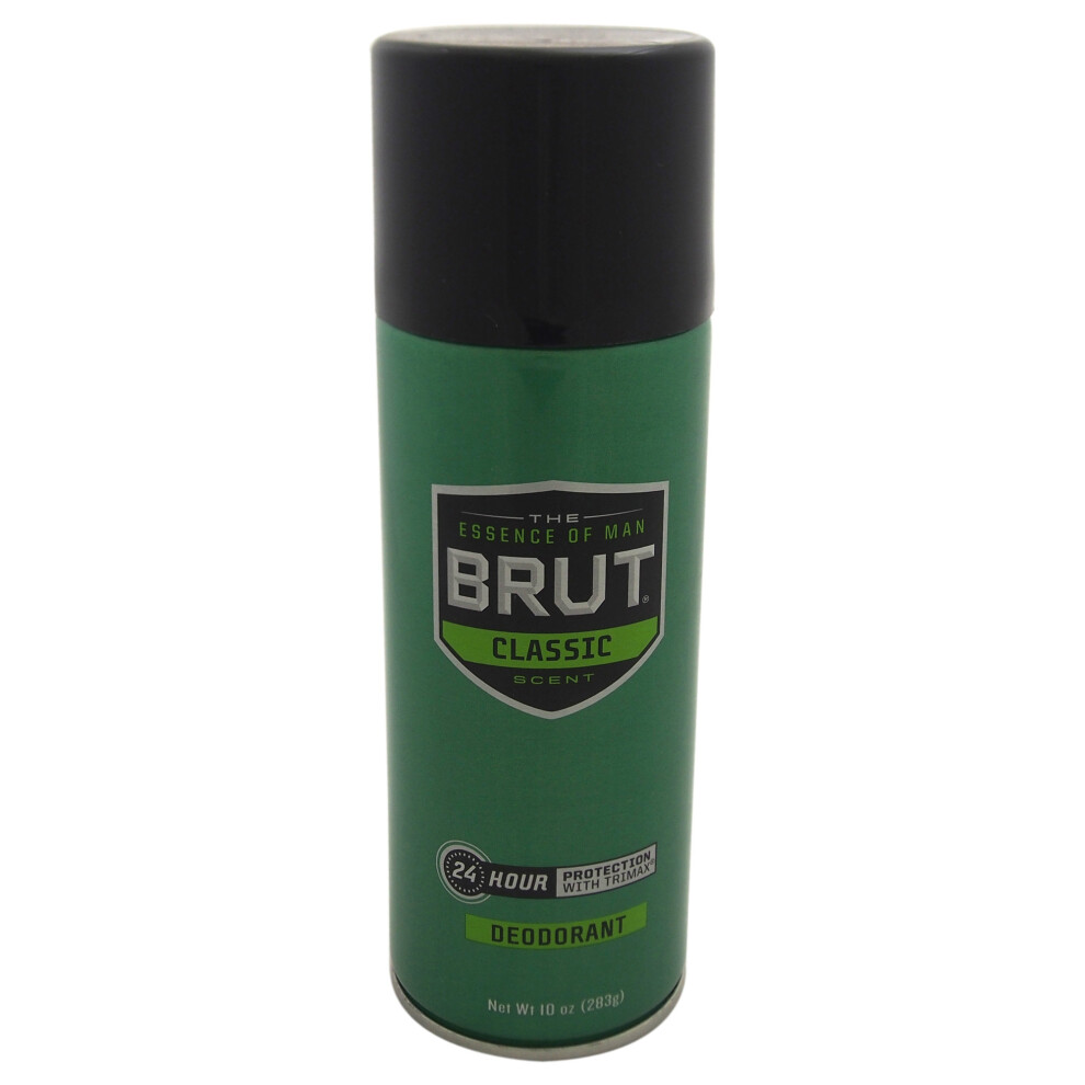 Brut 24 Hour Protection with Trimax Deodorant - 10 oz Deodorant