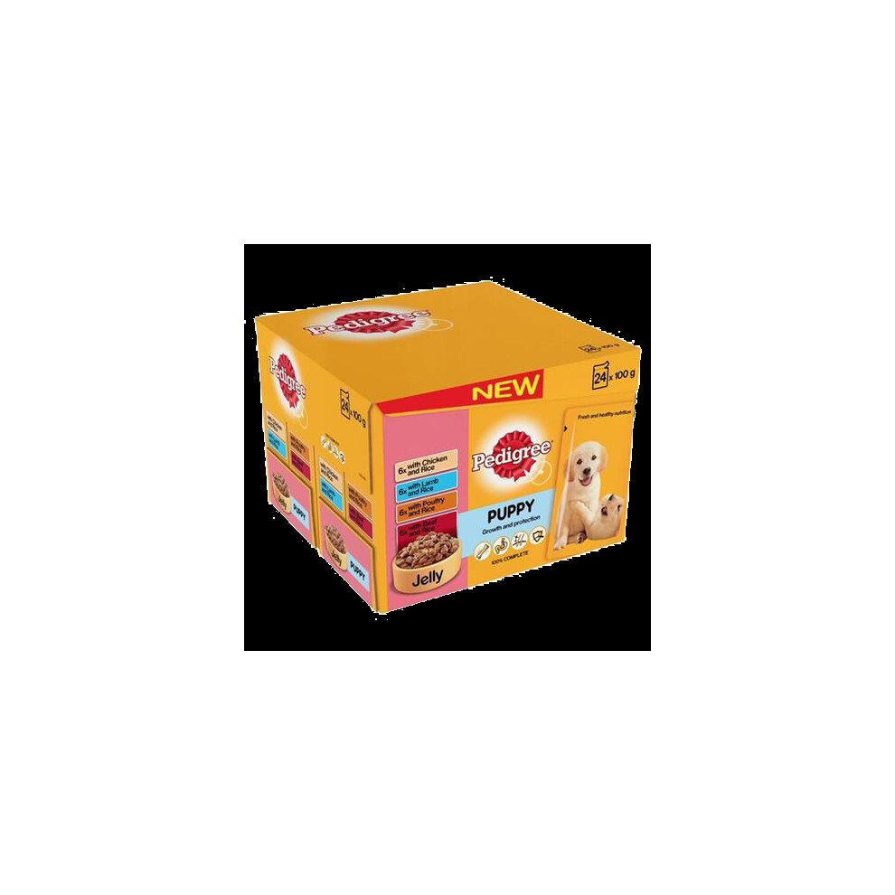 Pedigree Pouch Puppy Jelly 24pk