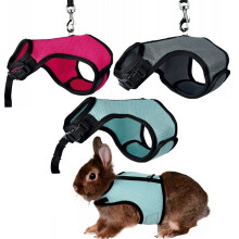 (Dwarf Rabbit) Trixie Small Animal Mesh Harness & Lead Set