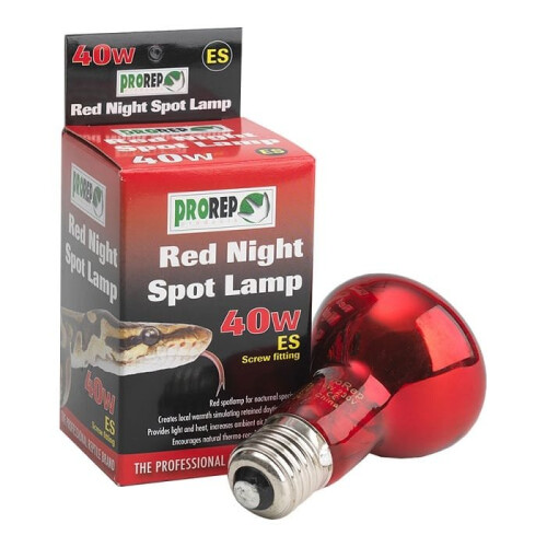 (60W) Pro-Rep Red night Spotlamp ES Screw