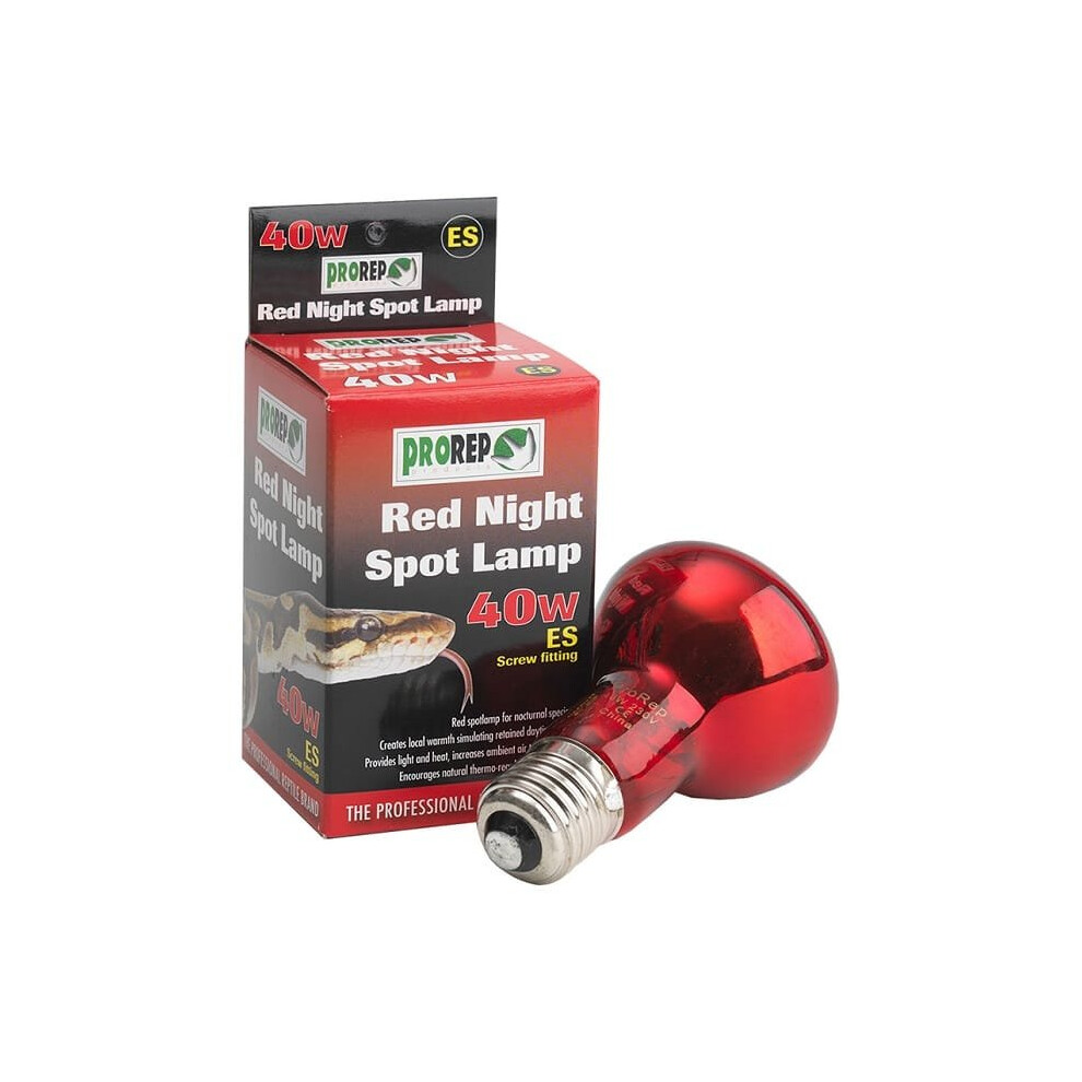 (60W) Pro-Rep Red night Spotlamp ES Screw