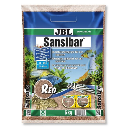 JBL Sansibar Red 5 kg - feines Substrat