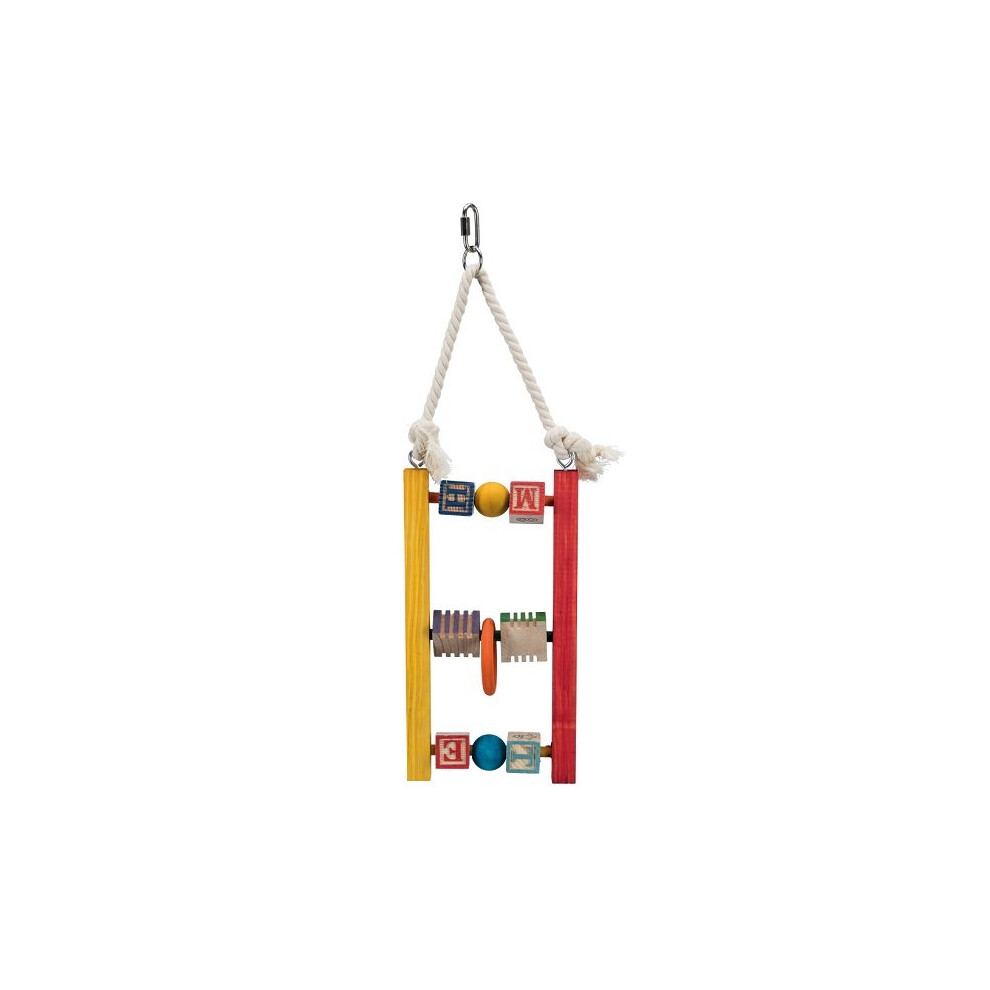 Trixie Multi-Coloured Wooden Bird Ladder