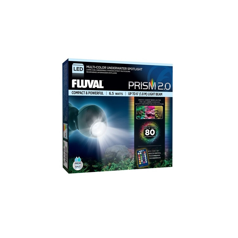 Fluval Prism LED 6.5w Multi-Colour Underwater Spotlight