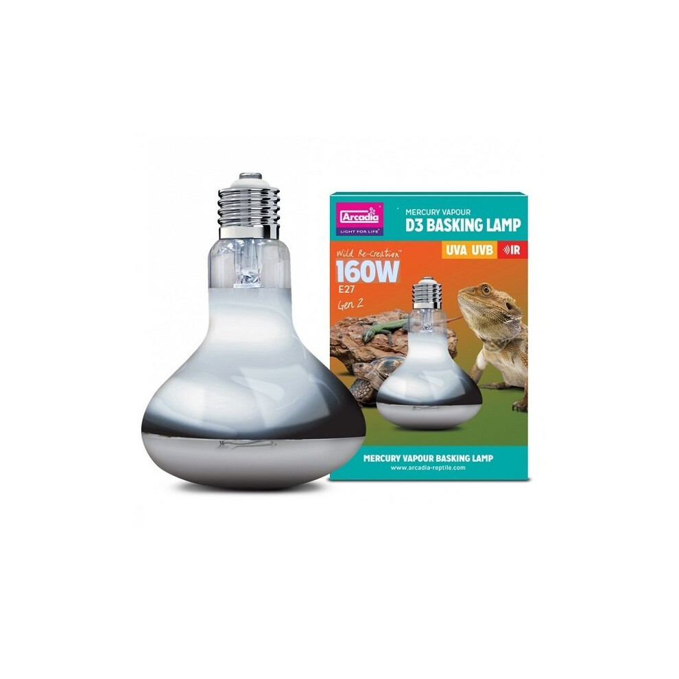 Arcadia 2nd Generation D3 UV Basking Lamp