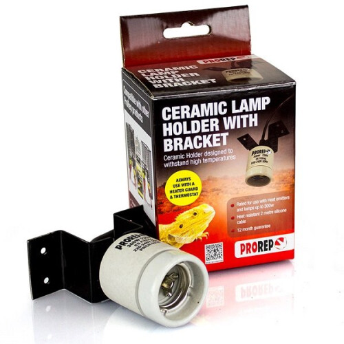 ProRep Ceramic Lamp Holder With Bracket