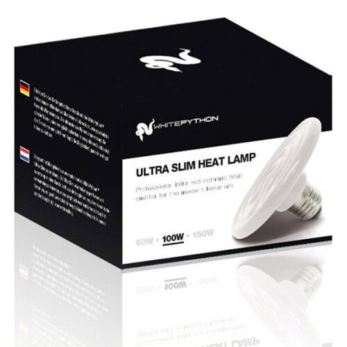 (100w) White Python Ultra Slim Ceramic Heater
