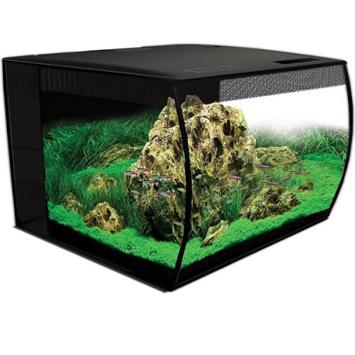 Fluval (Black) Fluval FLEX Glass Aquarium Kit 57L