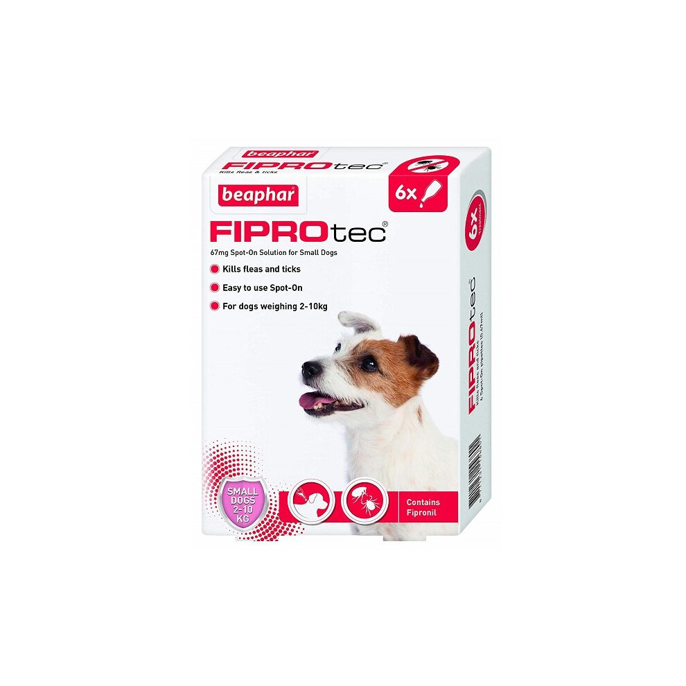 Beaphar Fiprotec Spot-On Small Dog - 6 Pipettes