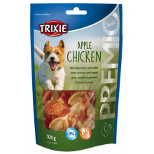 Hundegodbidder Æble med Kylling Æble Kylling Trixie PREMIO 100g