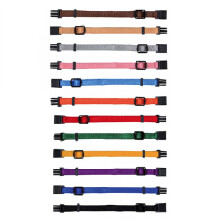 (12, Primary) Trixie Nylon Puppy Adjustable Collars (6 or 12 pack)