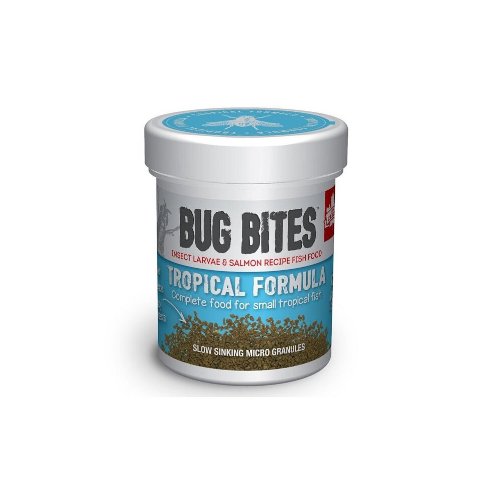 (Micro 45g) Fluval Bug Bites Tropical Granules