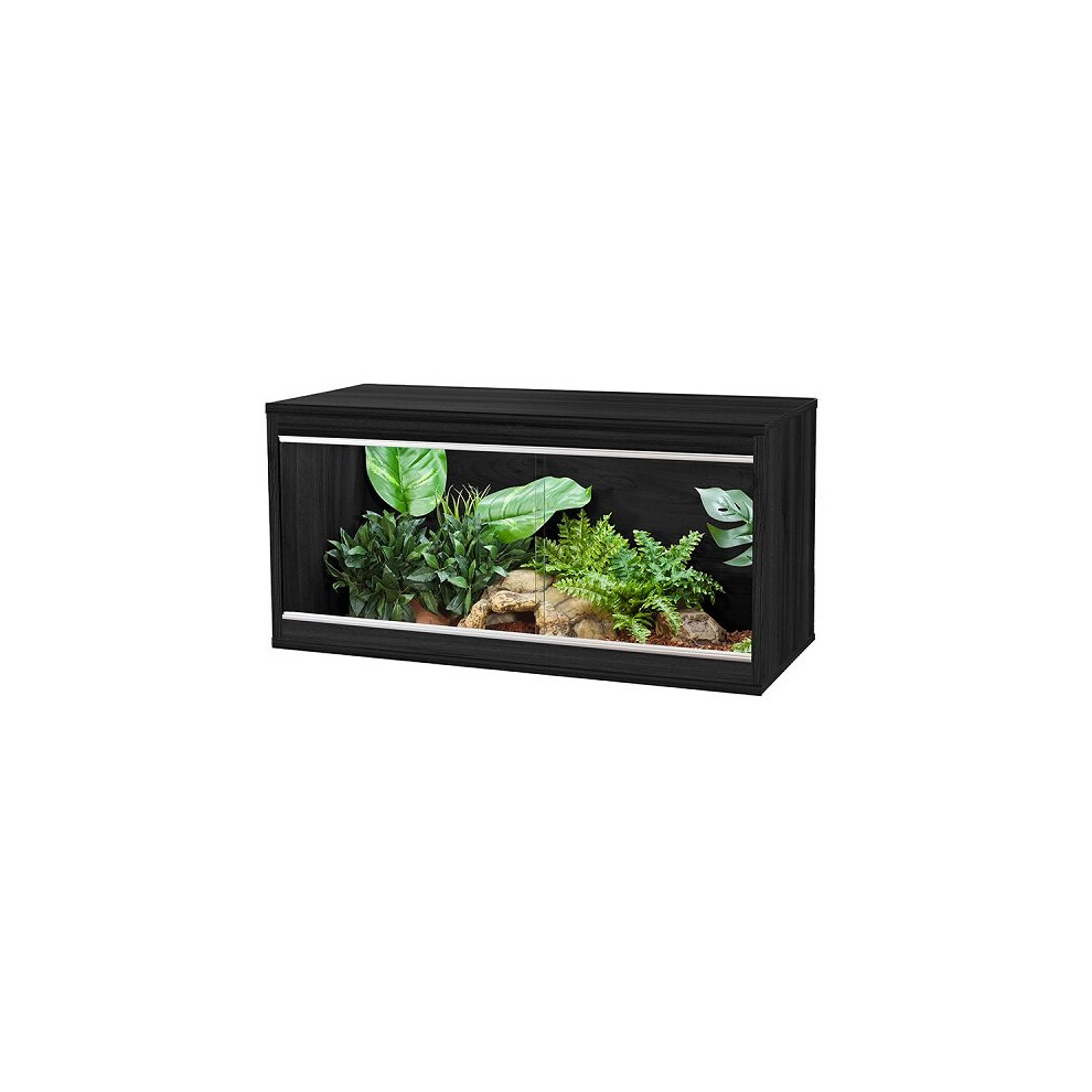 (Medium, Black) VivExotic Repti-Home Vivarium
