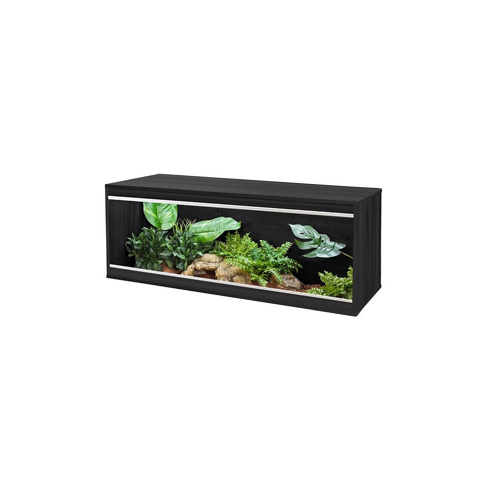 (Large, Black) VivExotic Repti-Home Vivarium