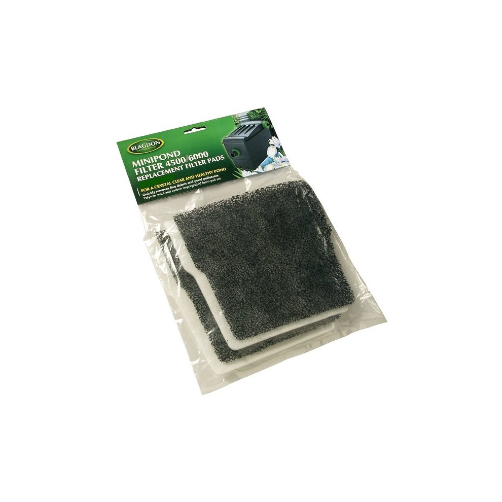 Blagdon Minipond 4500 5W & 6000 9W Felt & Carbon Filter Pads