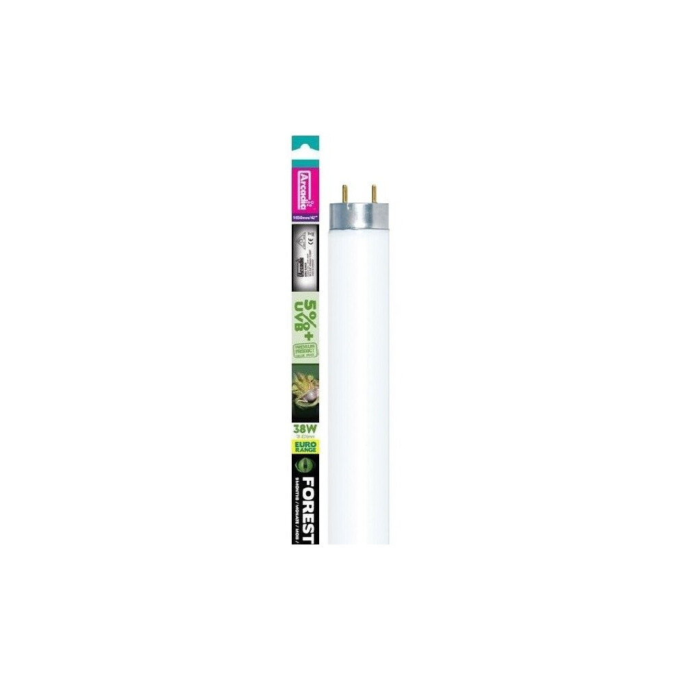 (38 Watt, 105cm (42")) Arcadia Euro-Range Forest 5% UV Tubes