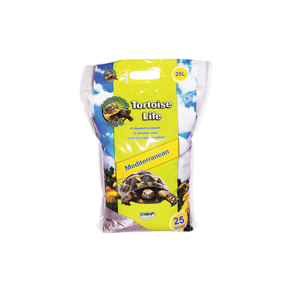 ProRep Tortoise Life Substrate - Arid-Habitat Mix with Calcium Limestone for Mediterranean & Russian Tortoises
