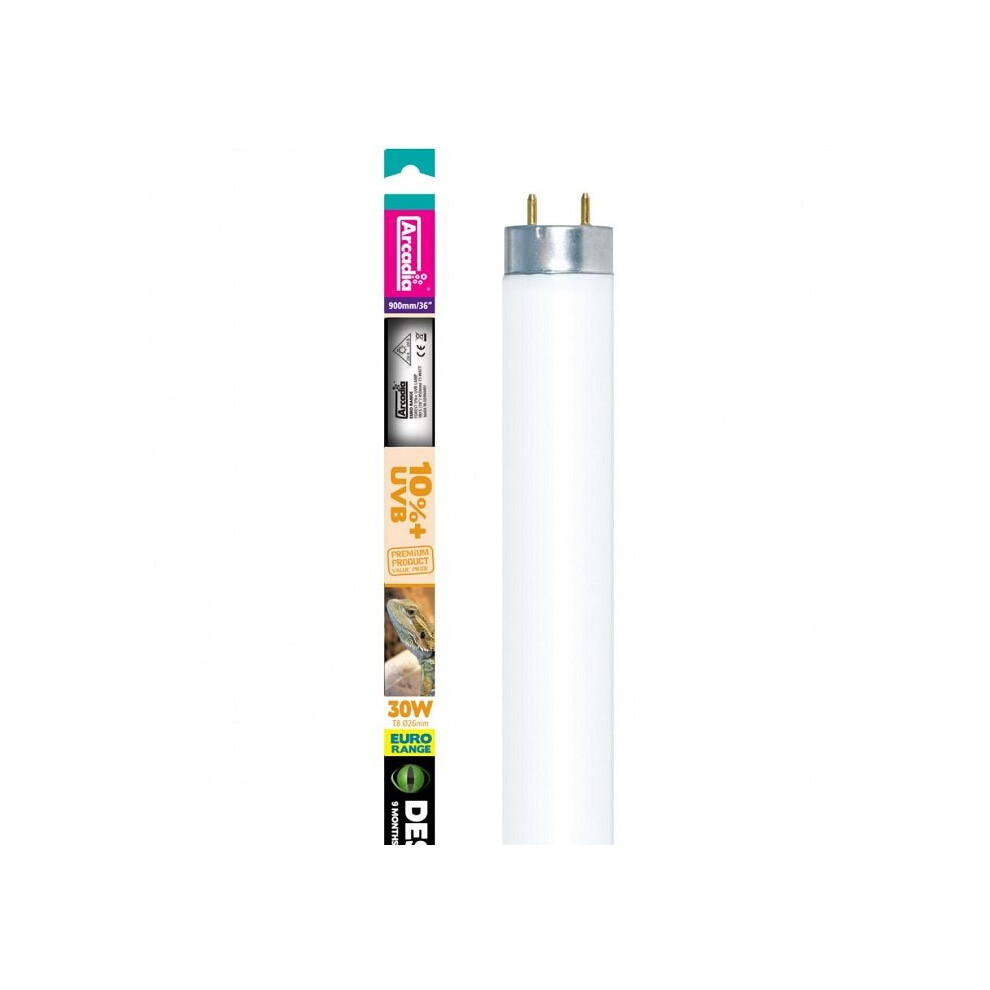 (30 Watt, 90cm (36")) Arcadia Euro-Range Desert 10% UV Tubes