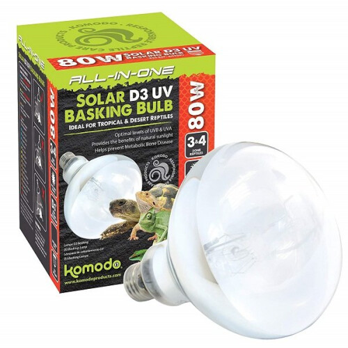 (160W) Komodo Solar D3 UV Basking Bulb