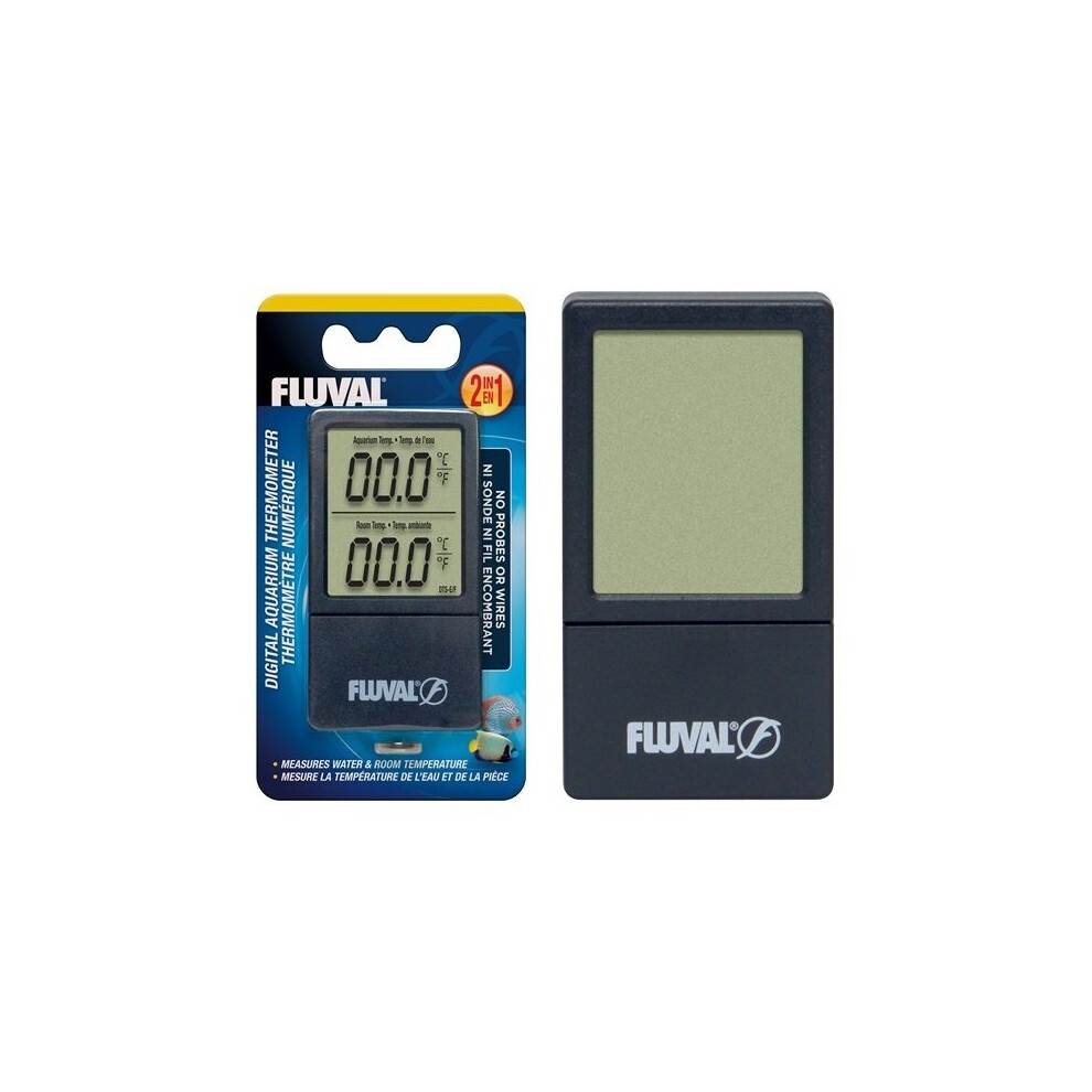 Fluval 2-In-1 Digital Aquarium Thermometer